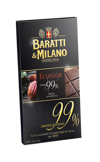 BARATTI & MILANO 75g Horká čok. Ecuador 99%