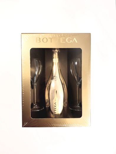 Bottega GOLD Prosecco DOC Brut 0,75l s 2 pohármi