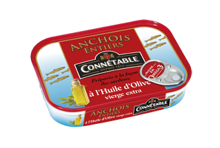 CONNETABLE Ančovičky celé 100g