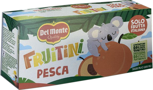 DEL MONTE Broskyňový nektár 3x200 ml