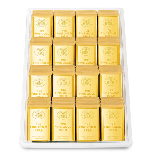 HEIDEL Miničokoládky Gold voľné 10g