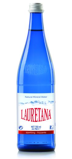 LAURETANA Modré sklo 750ml - Perlivá