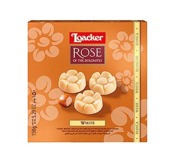 LOACKER Rose of Dolomites 150g White