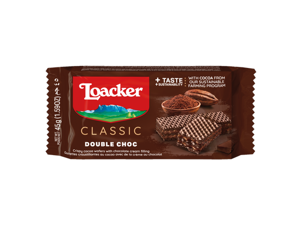 LOACKER Classic 45g Double chocolate