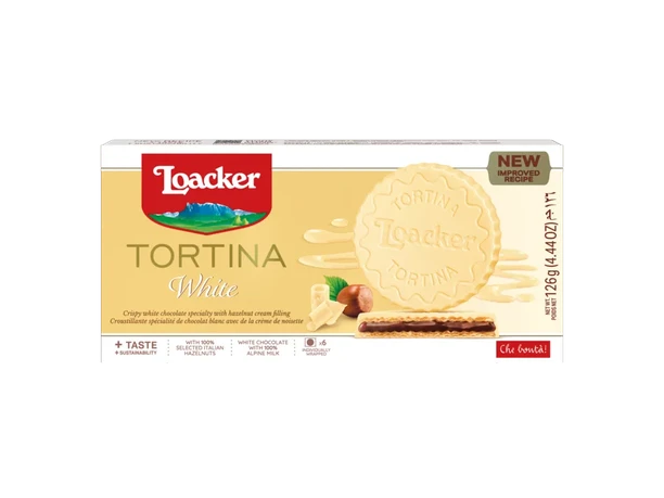 LOACKER Tortina 63g White