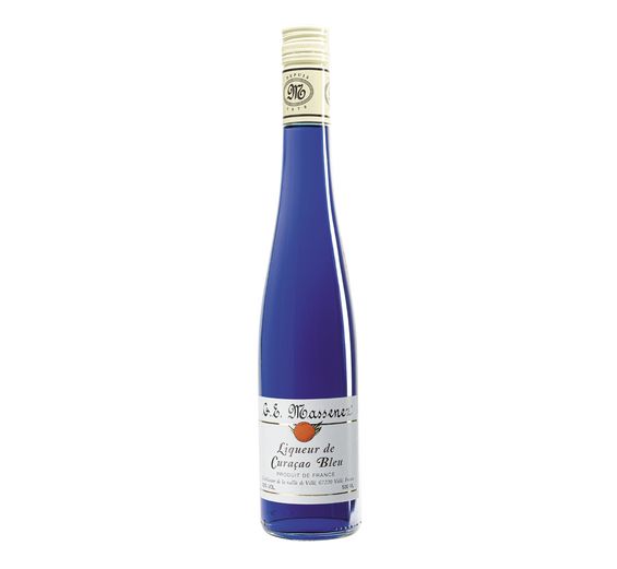 MASSENEZ LIQUEUR CURACAO BLEU - LIKÉR CURACAO 0,5l