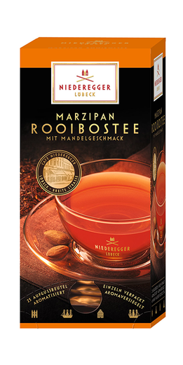 NIEDEREGGER Marcipánový Čaj Rooibos s Mandľovou prích. 43g