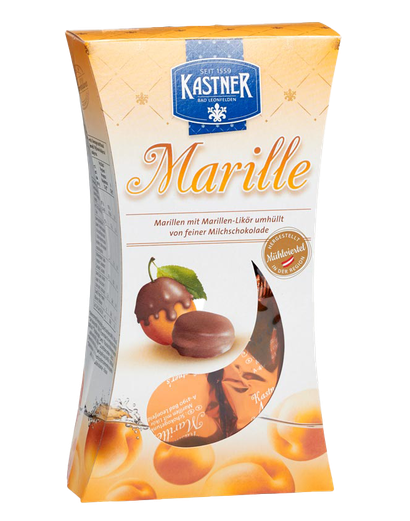 KASTNER Marhule v Likéri a Mliečnej Čokoláde 125g