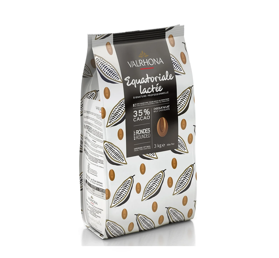 VALRHONA sáčok 3kg Lactee 35% Mliečna čok. na polevu